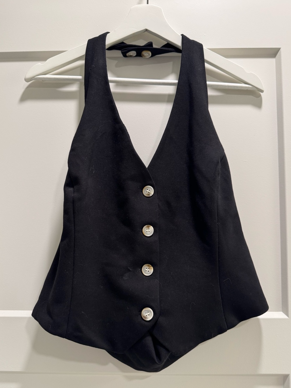 Milk & Honey Halter V-Neck Suit Vest